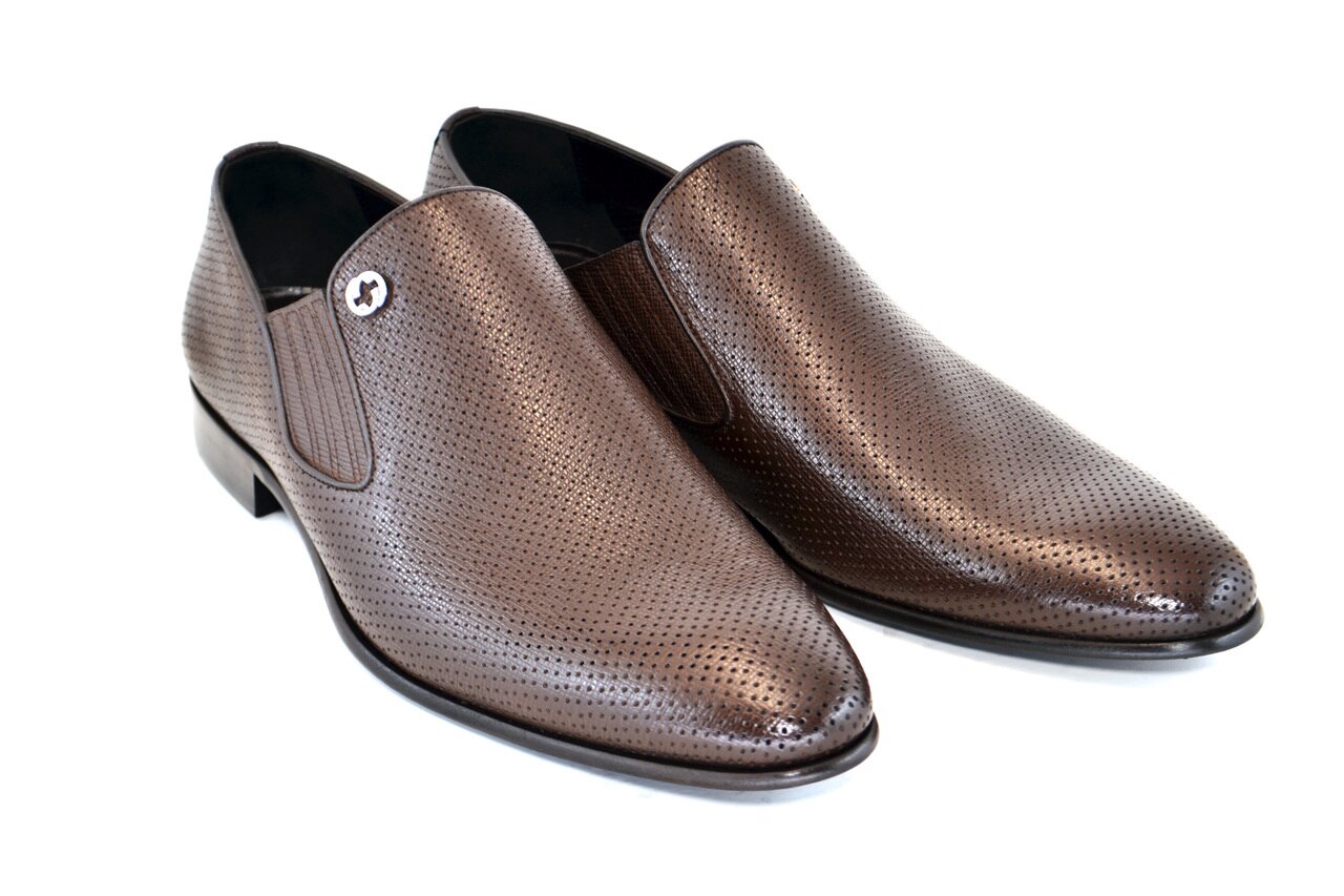 Corrente 3804 – Perforated loafer – Brown – Cevli Shoes